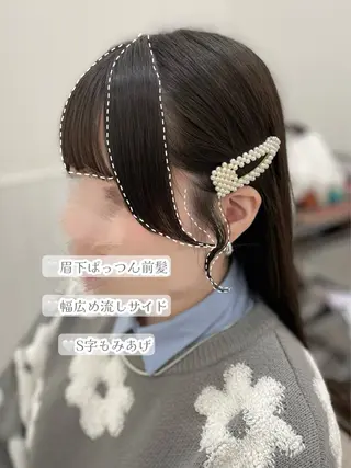 ロング ガーリーカラー🩷 ユウ🍓💞のヘアスタイル