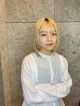 ショート 🌿艶ハイトーン/ 似合わせヘア/ショウのヘアスタイル