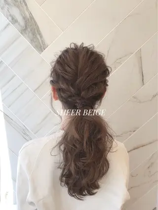 ロング カラー ヘアアレンジ ✨似合うのその先へ✨ 田中延和のヘアスタイル