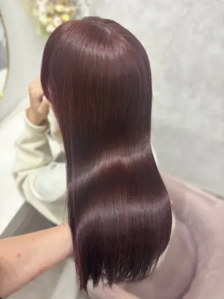 ロング 💘Kurea💘 艶髪/韓国/暗髪のヘアスタイル