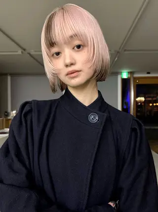 ショート カラー デザイン/レイヤー Kaito🐩/栄のヘアスタイル