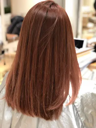 ミディアム カラー 【1日2名様限定】 AFLOAT白川雄副のヘアスタイル