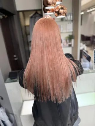 セミロング カラー 天神大名/淡色カラー かずゆき/ハイトーンのヘアスタイル