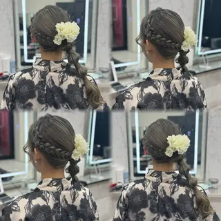 ロング ヘアアレンジ JPCY MIRIYAのヘアスタイル