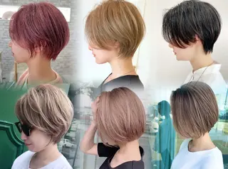 ショート カラー 藤井 章太のヘアスタイル