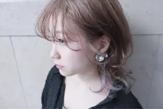 ミディアム カラー FILMS所属・宮城 星のヘアスタイル