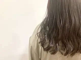 セミロング カラー 竹内 康浩のヘアスタイル