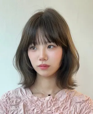 ミディアム けいし🐬ボブ 美髪縮毛矯正のヘアスタイル