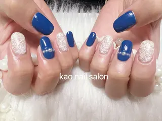 ネイル kao nail マグネット/長さだしのネイルデザイン