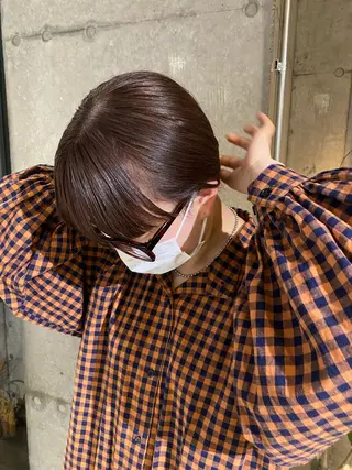 カラー rimi/ショート /透明感カラーのヘアスタイル