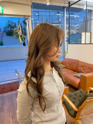 ロング カラー MEY HAIR所属・🩷ブリーチ カラーRINKA🩷のヘアスタイル