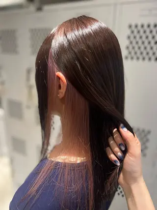 カラー しずく🤍🧸 / fifthパーマのヘアスタイル