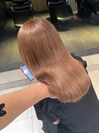 セミロング カラー パーマ ヘアアレンジ メンズ キッズ ネイル マツエク・マツパ LINDOTOKYO梅田所属・酸性ストレート 髪質改善大槻勇樹のヘアスタイル