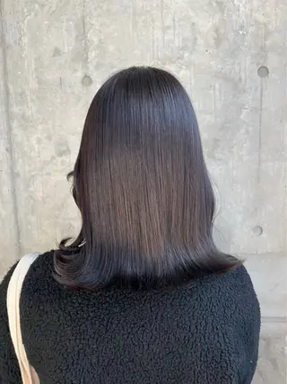 カラー BABY 艶髪暗髪ヘア💖達人のヘアスタイル