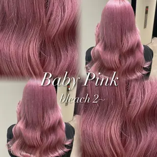 ロング カラー ヘアアレンジ 韓国レイヤーカット /韓国トレンドカラーのヘアスタイル