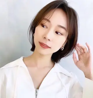 ショート カラー 小顔ボブ&レイヤー 特化🤎RISAのヘアスタイル