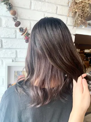 ミディアム カラー ヘアアレンジ 🫧ヒシダアキ /taboo🫧のヘアスタイル