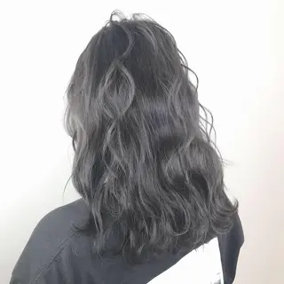 セミロング カラー Lien 深井店のヘアスタイル