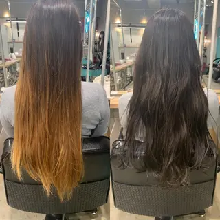 ロング カラー ショート🌼パーマ 本間正子のヘアスタイル