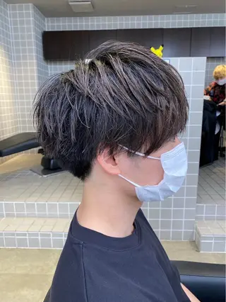 ショート カラー ヘアアレンジ メンズ メンズ特化/パーマ/ カット/カラー/るなのヘアスタイル