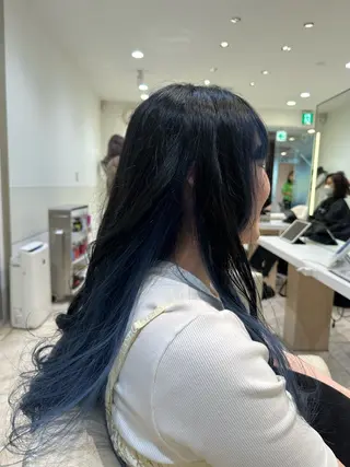 ロング カラー 波巻パーマ/毛流れ パーマ☘️りゅうせいのヘアスタイル