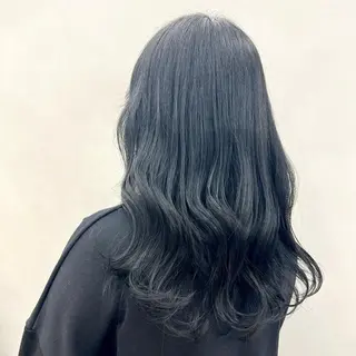 ロング カラー 🤍髪質改善➕透明感 カラー🤍川上葵のヘアスタイル