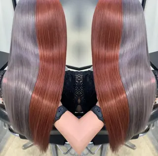 ロング カラー 及川シゲル 髪質改善講師のヘアスタイル