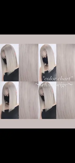 ミディアム カラー 💜ハイトーン💛 マジカルかいちゃんのヘアスタイル