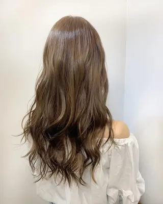 ロング カラー 女性リピ90%🍨 🩷佐藤みずきのヘアスタイル