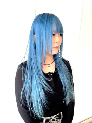 ロング カラー ハイトーン/レイヤー /ウルフ⭐️永田⭐️のヘアスタイル