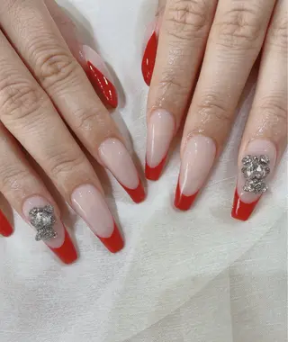 ロング JNA認定講師🌸 RIEのネイルデザイン