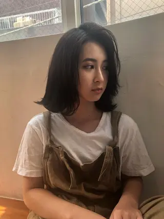 ミディアム カラー IVORY.所属・🟩白髪ぼかし/ボブ /ショートヘア/大司のヘアスタイル