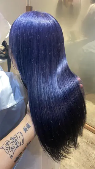 セミロング カラー LATTE  渋谷所属・♡レイヤーカット れお♡のヘアスタイル