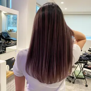 ミディアム カラー JILBLAN京都 ショート/ハイライトのヘアスタイル