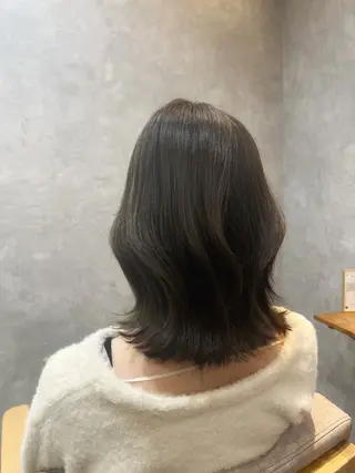 ミディアム カラー 中村 ひなたのヘアスタイル