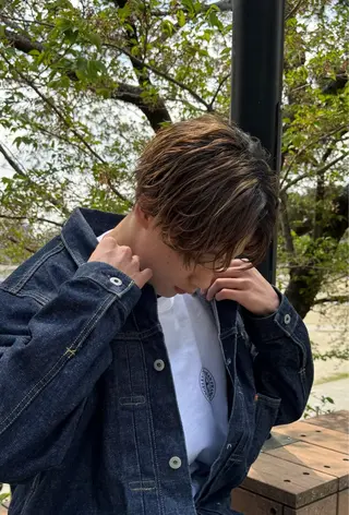 ショート カラー メンズ Ace men's salon 岡崎店所属・🔥メンズ特化美容師 🔥石川大雅のヘアスタイル