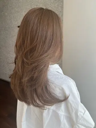 ロング 縮毛矯正／ストレート /yuyaのヘアスタイル