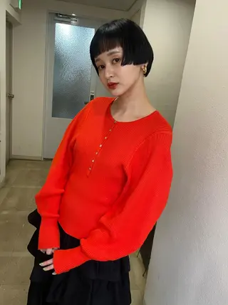 ショート ショート/ボブ/ 心斎橋/宮脇美奈のヘアスタイル