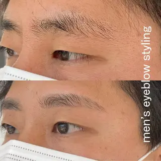 メンズ アイブロウ Earth coiffure beaute長野稲田店所属・林 愛子のマツエク・マツパデザイン