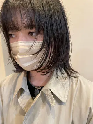 ミディアム カラー レイヤー／似合わせ TAKUYAのヘアスタイル