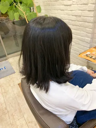 ミディアム カラー ヘアアレンジ SHANTi 飯塚 ヘアセット/髪質改善のヘアスタイル