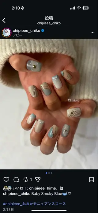 ネイル Chipieee yayaのネイルデザイン