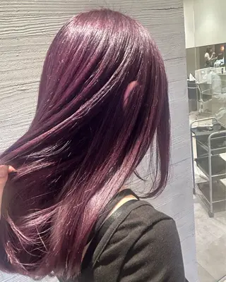 ロング カラー こばやし にな 🦖⋆͛のヘアスタイル