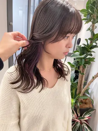 ロング カラー 髪質改善will hairdesignのヘアスタイル