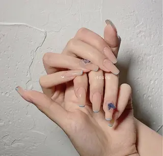 ネイル 🦋ネイルサロン ブラン🌈ゆりのネイルデザイン