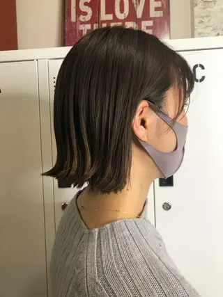 ショート パーソナルカラー 藤本夢のヘアスタイル