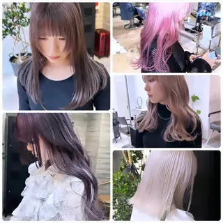 ロング カラー ササキカズマ〻透明感 〻色落ち〻赤み消しのヘアスタイル