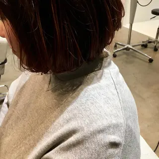 ショート カラー ボブ/暖色/デザイン KOYUKI⛄️のヘアスタイル