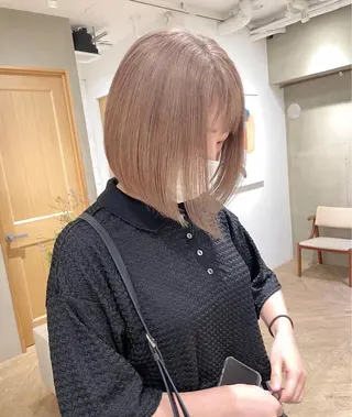 ミディアム カラー ボブ/レイヤー 🌟梅田盛一🌟のヘアスタイル