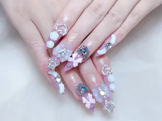 ネイル M🌷nail 長さだし専門店のネイルデザイン